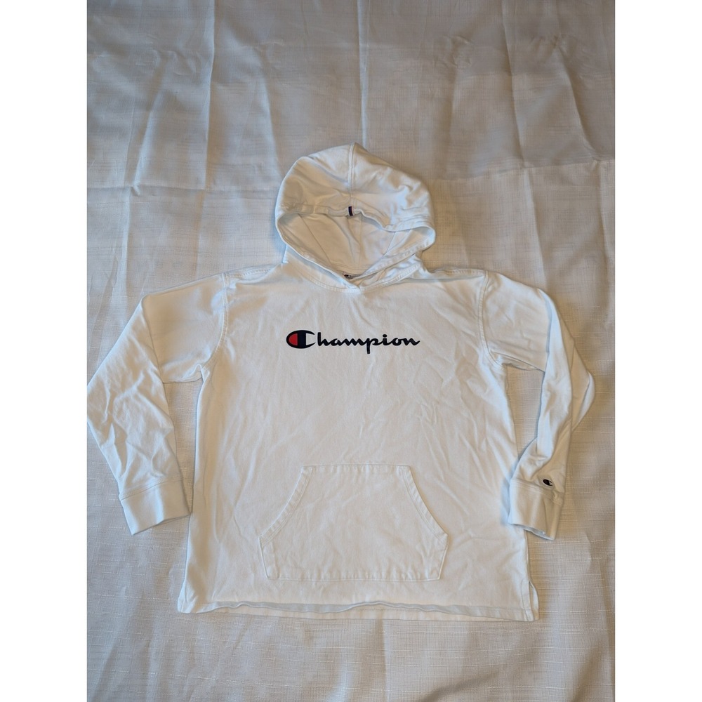 Champion Kid's  Pullover White‎ Hoodie